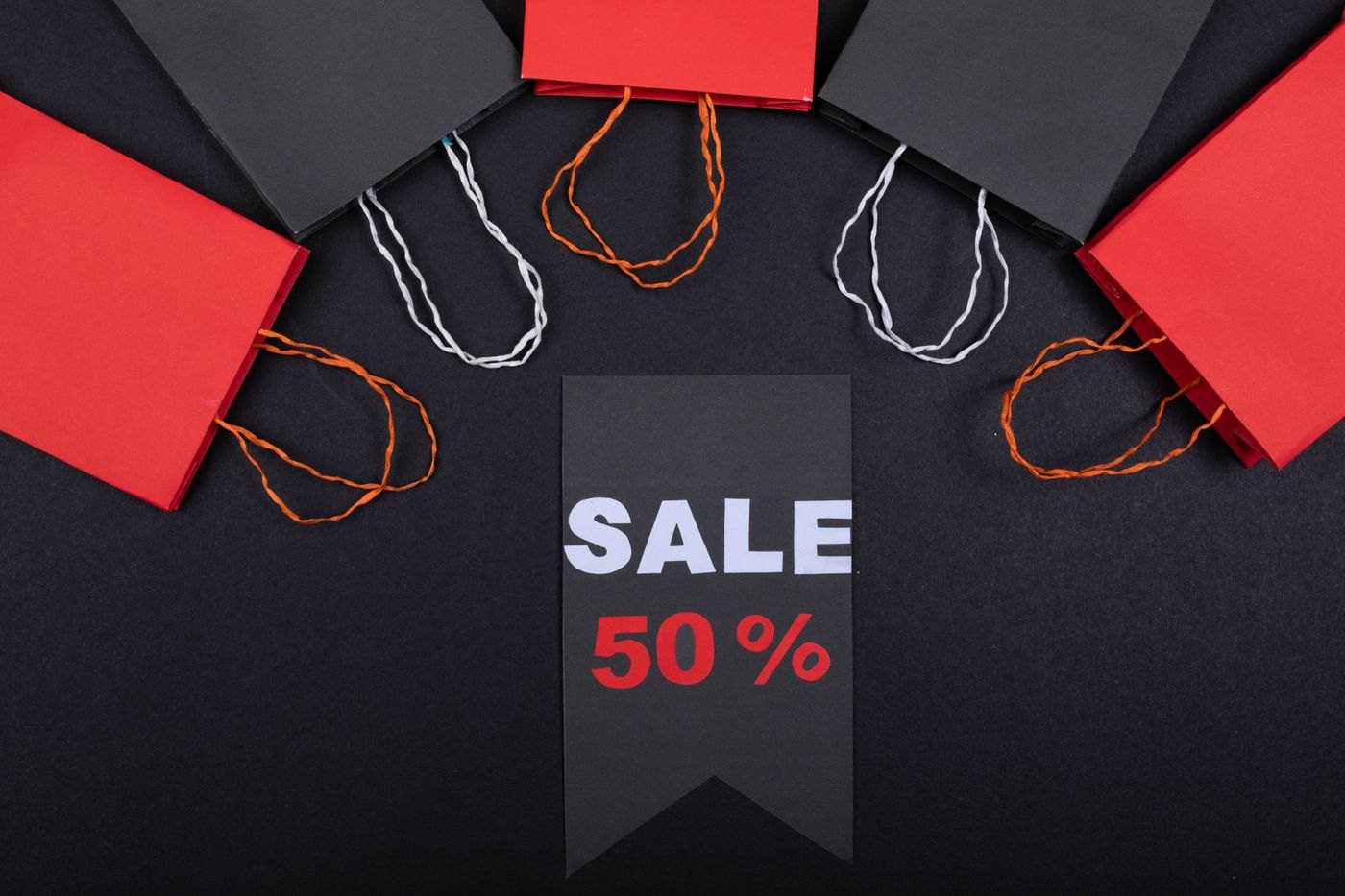 A price-reduction sign in a shop